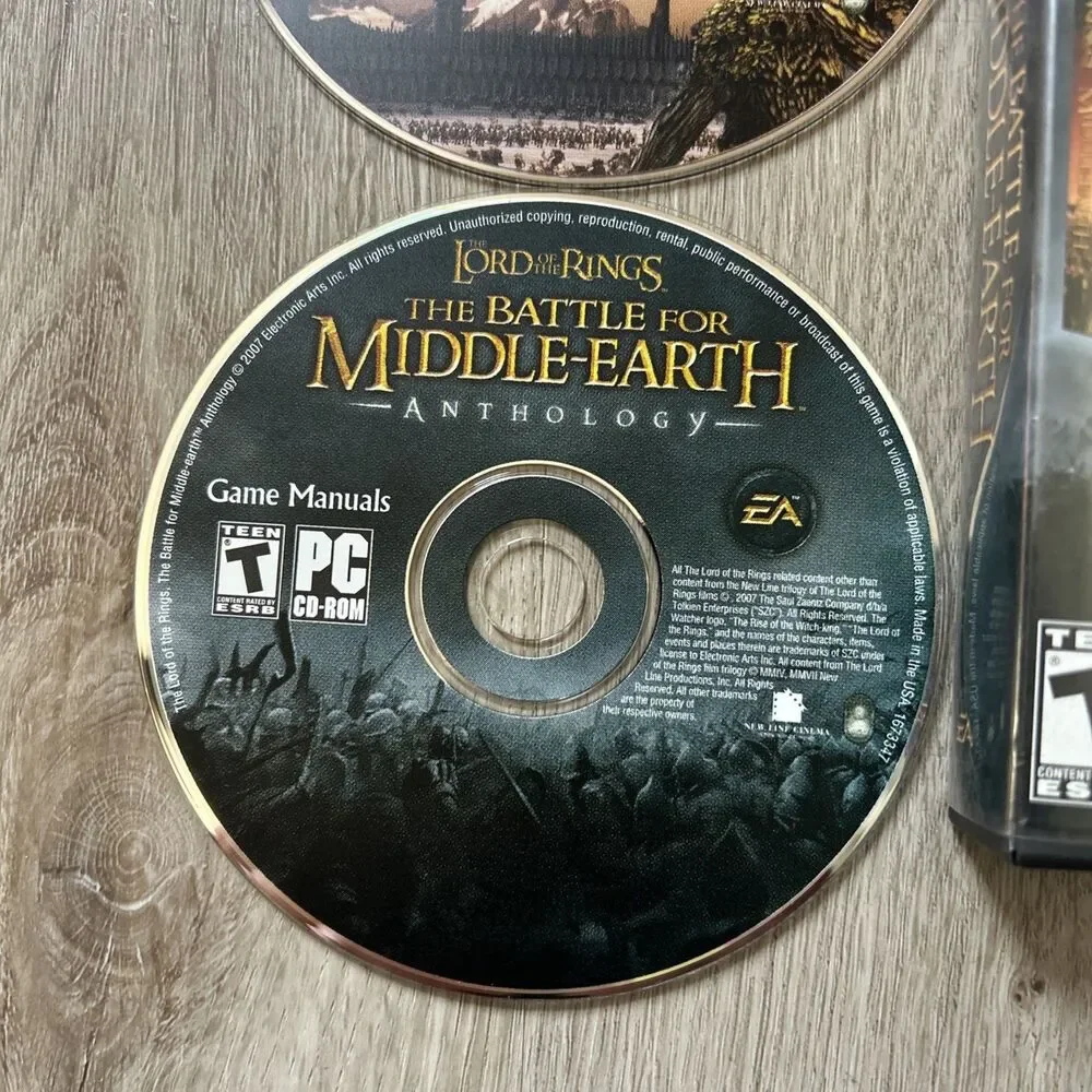Lord of the Rings: The Battle for Middle-Earth Anthology PC Missing 1 Disc READ